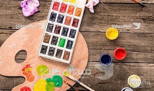 عکس هنری دخترانه نقاشی