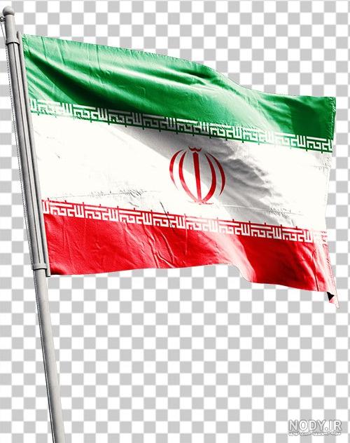 عکس پرچم ایران با گل