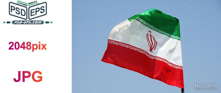 عکس گل لاله و پرچم ایران