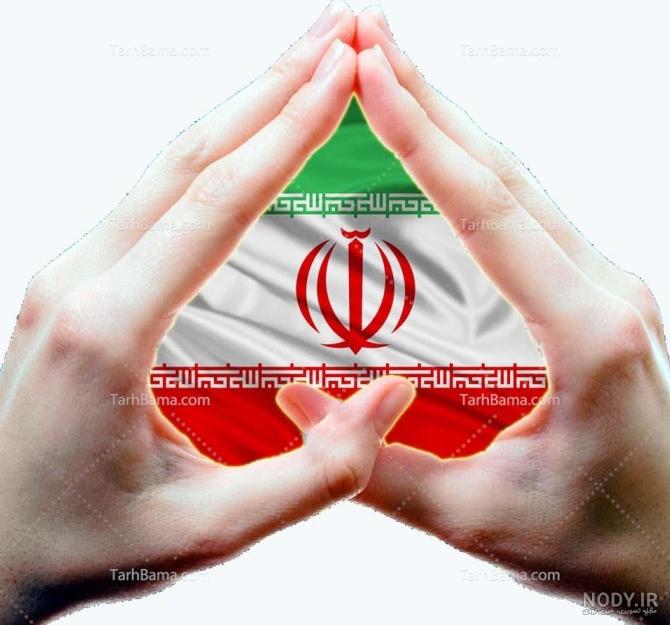 عکس گل لاله و پرچم ایران - عکس نودی