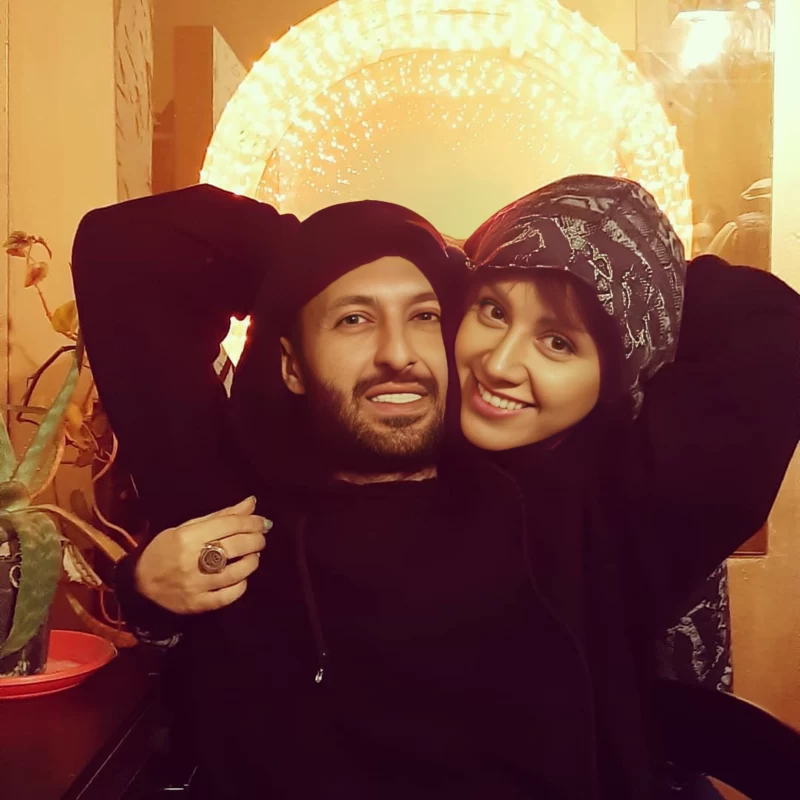 عکس و بیوگرافی حسام محمودی و همسرش
