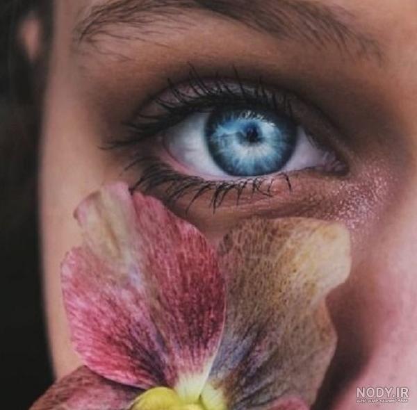 عکس یک دختر چشم عسلی
