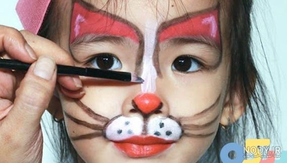 55+ ایده نقاشی روی صورت کودکان (تصویری + ویدئوی آموزشی)