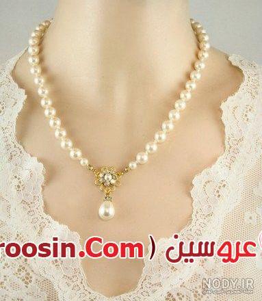زیباترین مدل گردنبند مروارید با طلا بسیار شیک و ژورنالی زیباترین مدل گردنبند مروارید با طلا بسیار شیک و ژورنالی