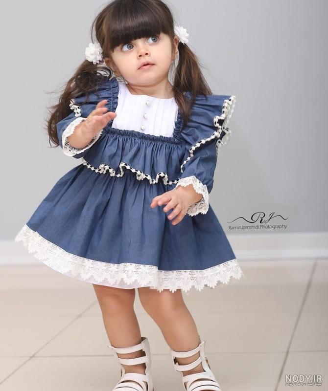 عکس دختر بچه یک ساله خارجی