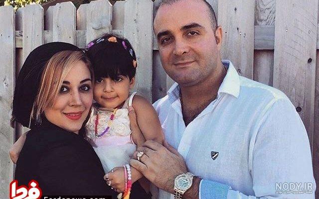 عکس: سینا سرلک در کنار همسر و دخترش
