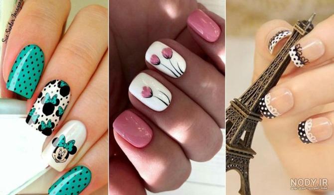 عکس ناخن ژلیش دختر کفشدوزکی عکس ناخن ژلیش دختر کفشدوزکی