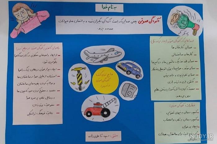 عکس نقاشی در مورد آلودگی صوتی