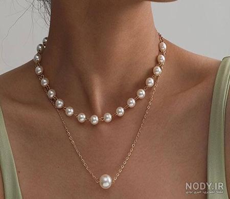 عکس گردنبند مروارید سبز عکس گردنبند مروارید سبز