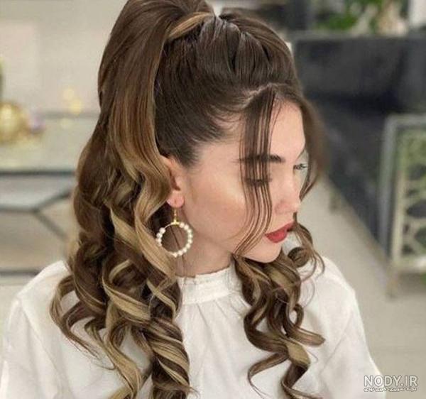 مدل مو مجلسی برای صورت گرد بسیار شیک و مد روز - پرشین سرا مدل مو مجلسی برای صورت گرد بسیار شیک و مد روز - پرشین سرا