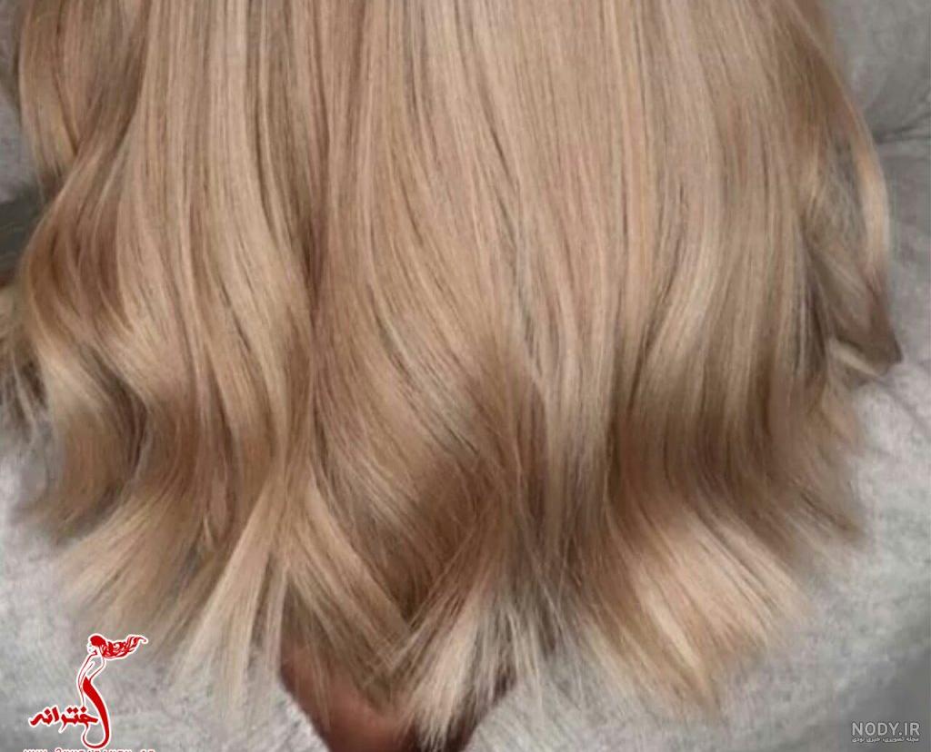 عکس رنگ مو ابی عکس رنگ مو ابی