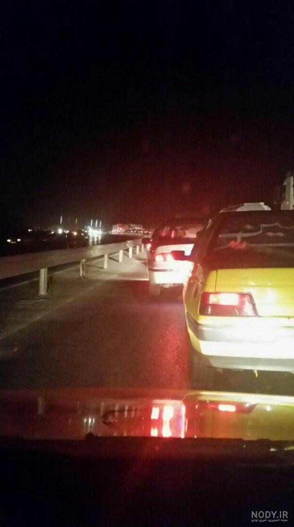 عکس جاده واقعی شب