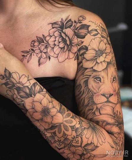 طرح تاتو دخترانه روی دست (مچ - ساعد - بازو - انگشت)