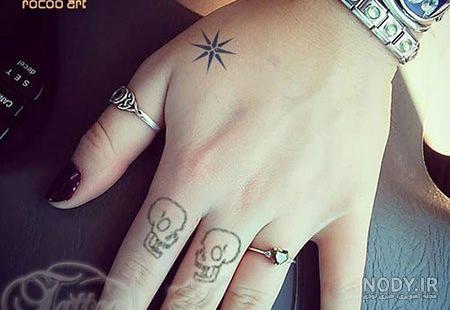 عکس تاتو روی دست دخترانه شیک