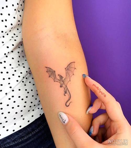 عکس تاتو روی دست دخترانه کوچک