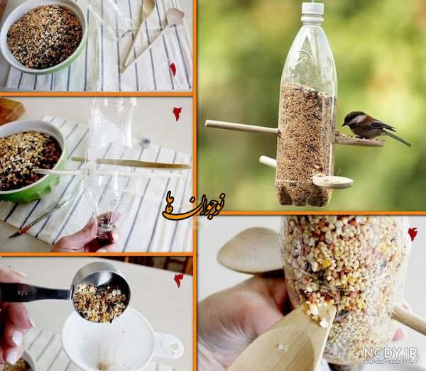 عکس ظرف غذای پرندگان