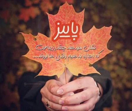 عکس نوشته و پروفایل های عاشقانه فصل پاییز