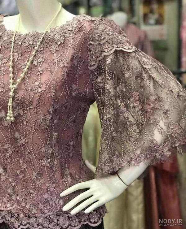 عکس پیراهن گیپور مجلسی - عکس نودی
