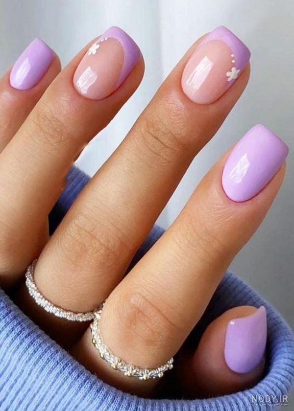عکس ژلیش ناخن فرنچ