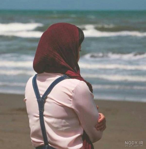 عکس دختر زیبا دریا