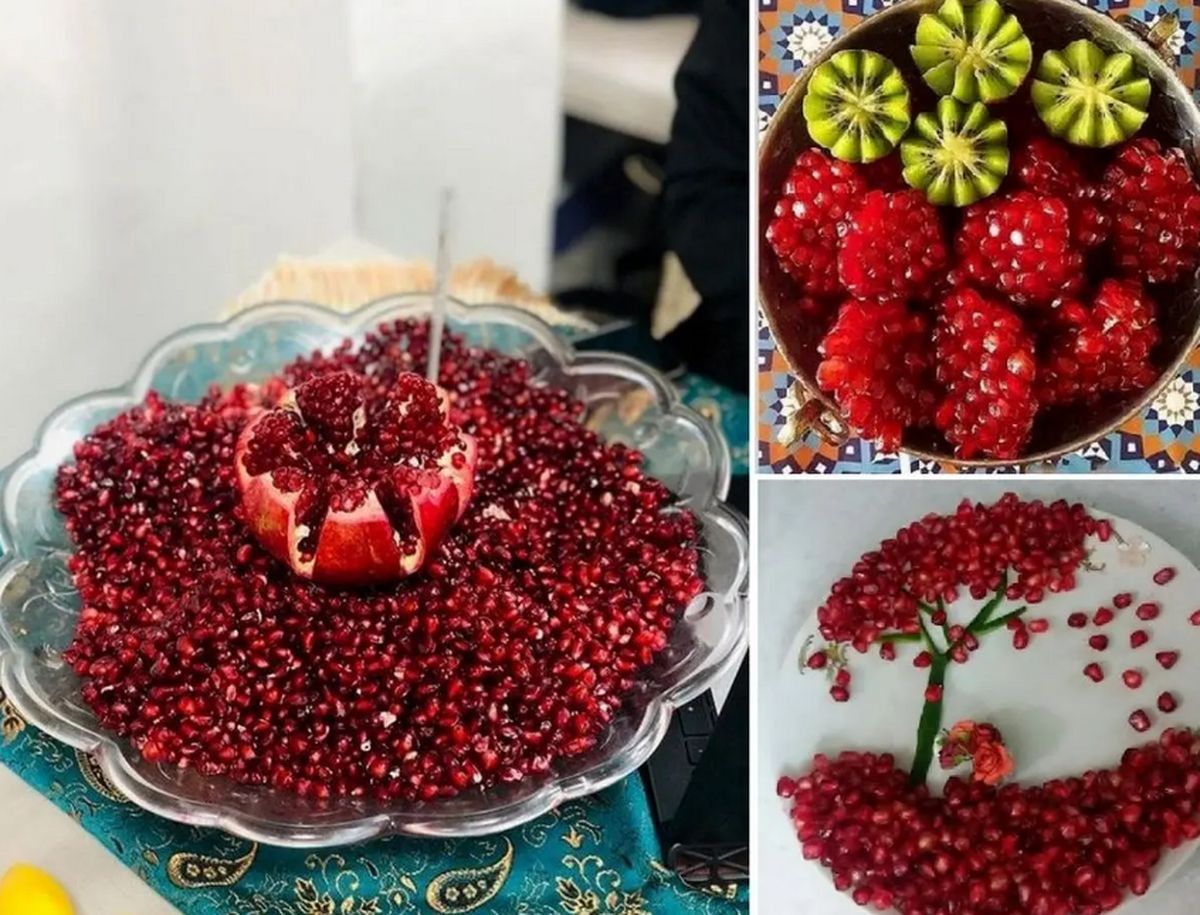 عکس زمینه انار عاشقانه شب یلدا پس زمینه | والپیپر گرام