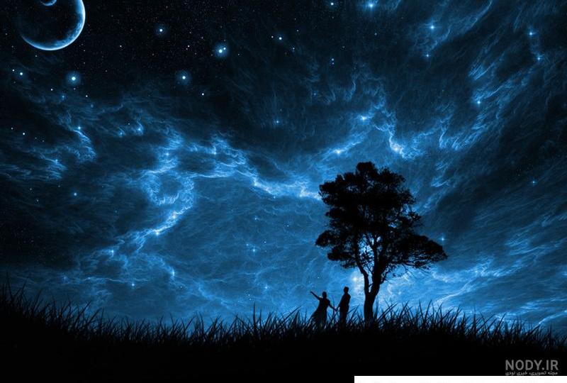 عکس شب تاریک زیبا عکس شب تاریک زیبا