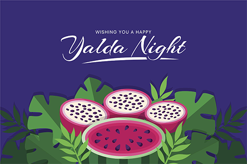عکس شب یلدا با انار