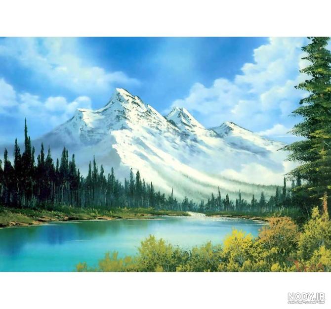 عکس غروب رودخانه