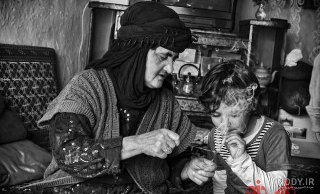 عکس معتاد به تریاک
