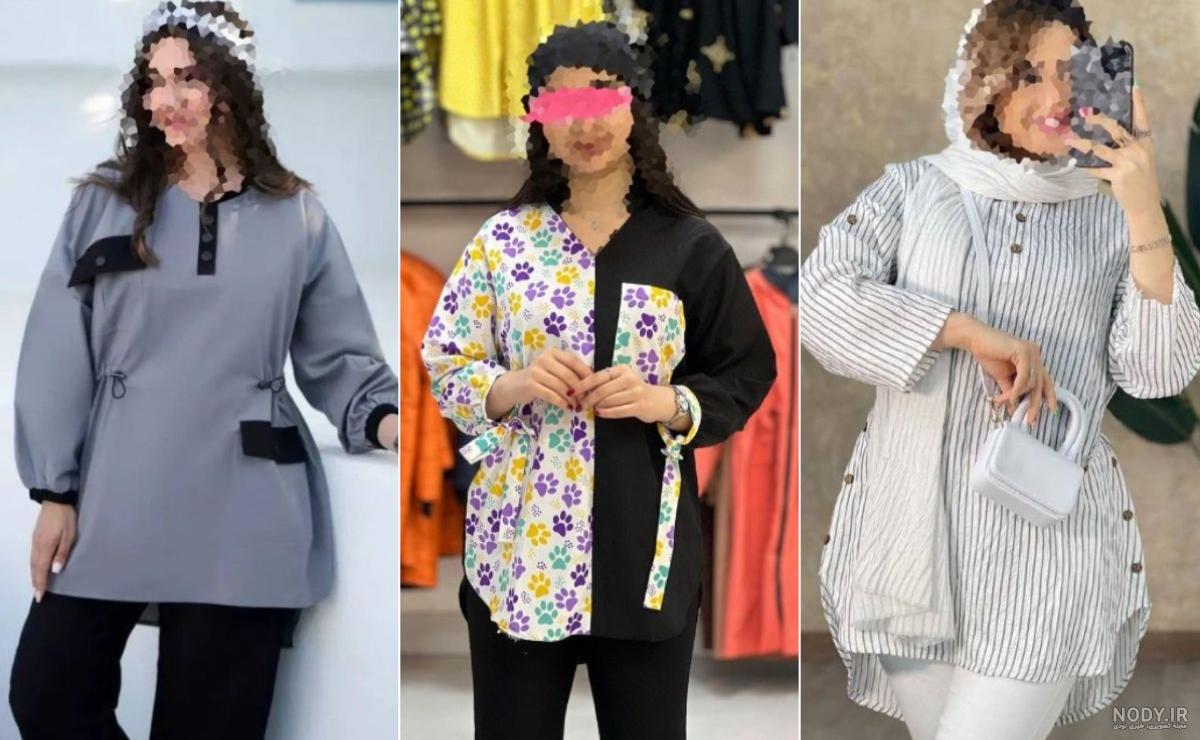 مدل تونیک لاکچری برای مهمانی + زیباترین مدل تونیک زنانه گلدار