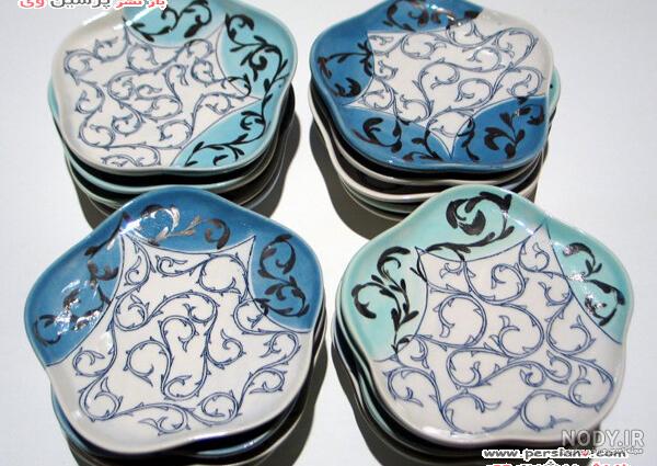 40 مدل ظروف پذیرایی جدید همراه ظروف کیک خوری و میوه خوری