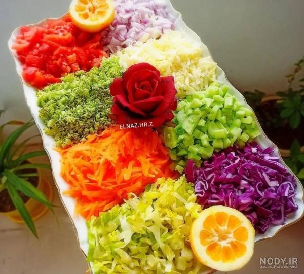 طرز تهیه سالاد سبزیجات رژیمی ساده و خوشمزه توسط دلمزه های خونگی ...