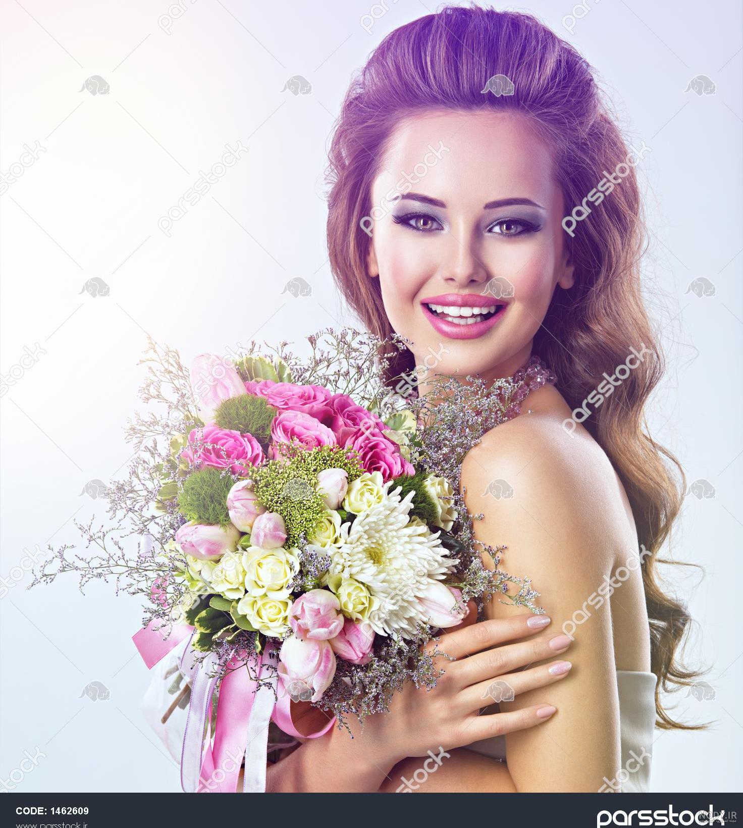 عکس پروفایل دخترونه با تاج گل