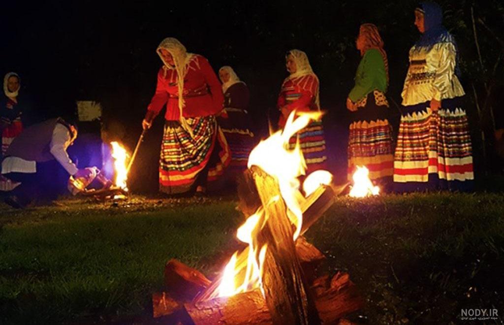 جشن چهارشنبه سوری در باکو - Anadolu Ajansı جشن چهارشنبه سوری در باکو - Anadolu Ajansı
