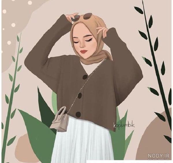عکس دختر با حجاب بچه گانه - عکس نودی