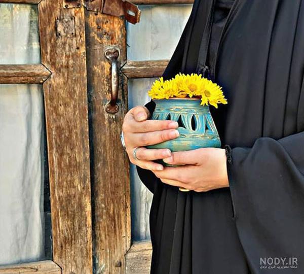 عکس دختر محجبه چادری برای پروفایل