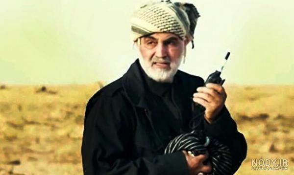 عکس سردار سلیمانی چفیه - عکس نودی