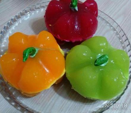 عکس طرح ژله فلفل دلمه ای - فلفل سبزو