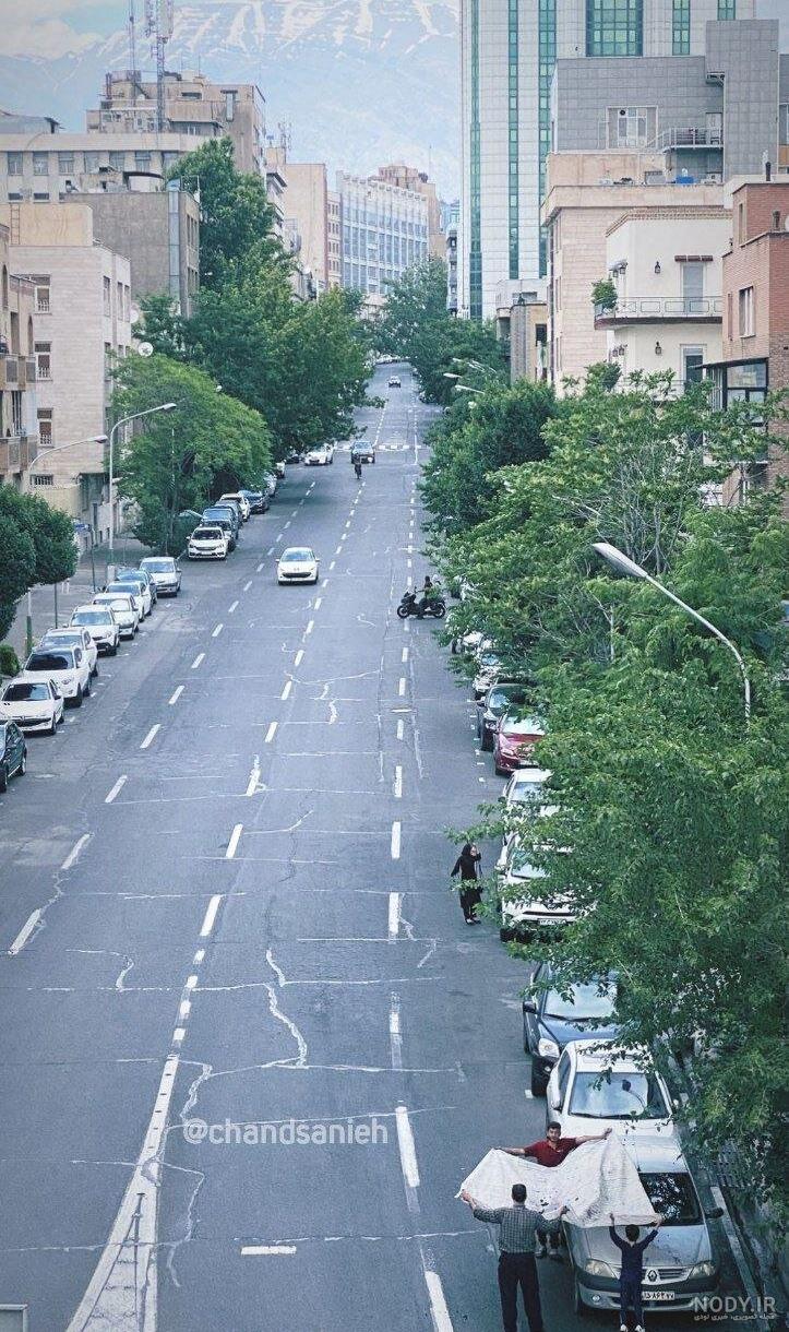 عکسی از بام تهران