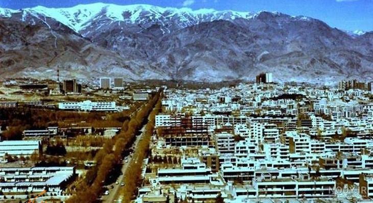 عکسی از تهران پس از زلزله 7/5 ریشتری