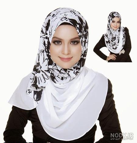 12 ایده بستن شال ساده و زیبا