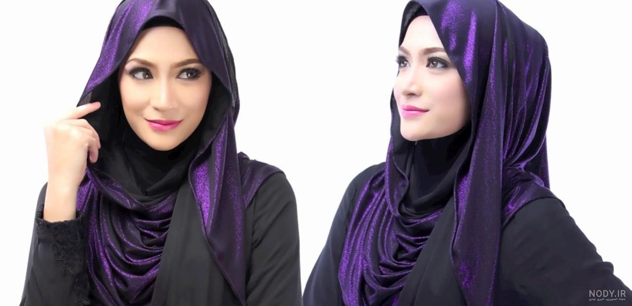 آموزش 10 مدل بستن شال به سبک مدرن و جذاب به همراه عکس