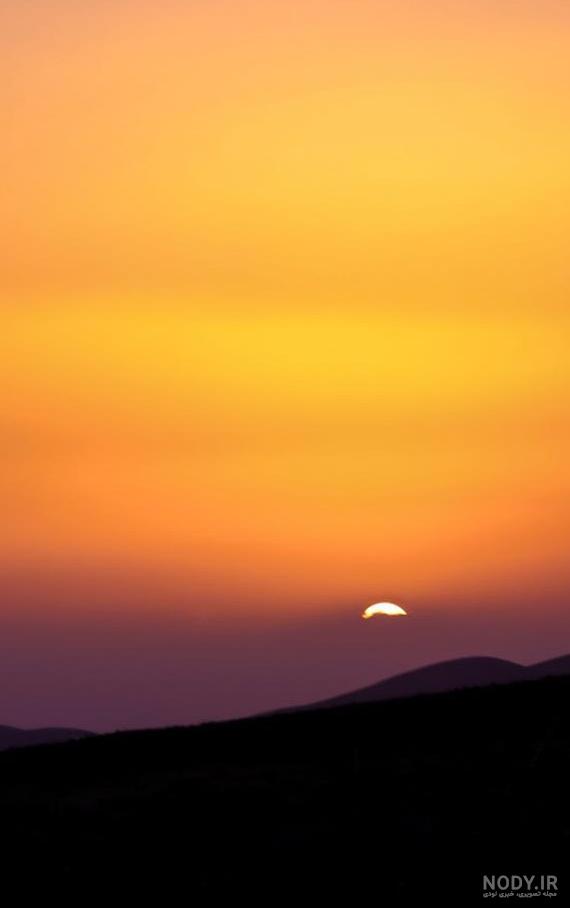 زیباترین عکس غروب خورشید - عکس نودی