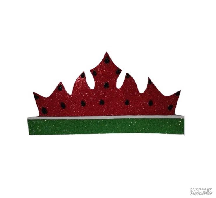 ساخت تاج شب یلدا دخترانه و پسرانه با کاغذ رنگی، مقوا و فوم اکلیلی
