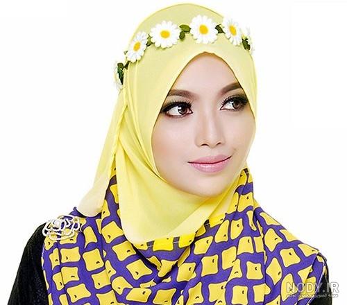 عکس های دیدنی از مدل های بستن شال و روسری با حجاب