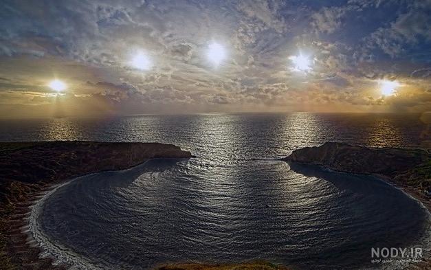 عکس طلوع تا غروب خورشید