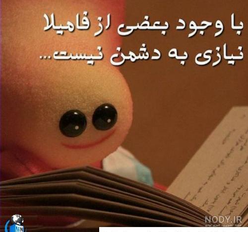 عکس نوشته تیکه دار سنگین به فامیل ❤️ [ بهترین تصاویر ]