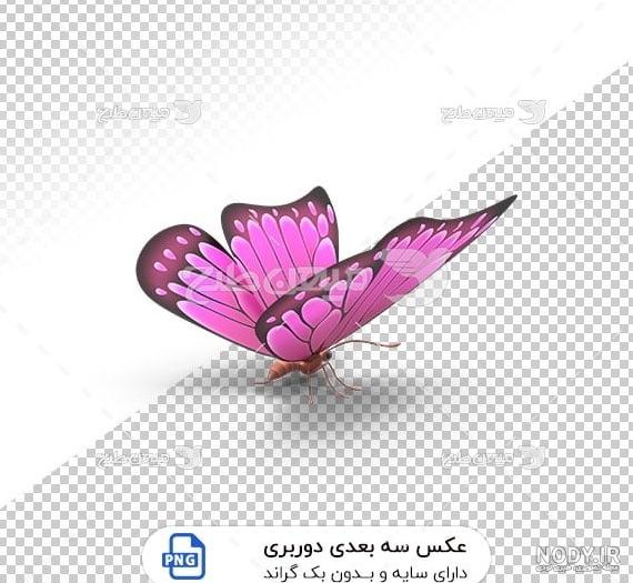 عکس پروانه صورتی برای پروفایل