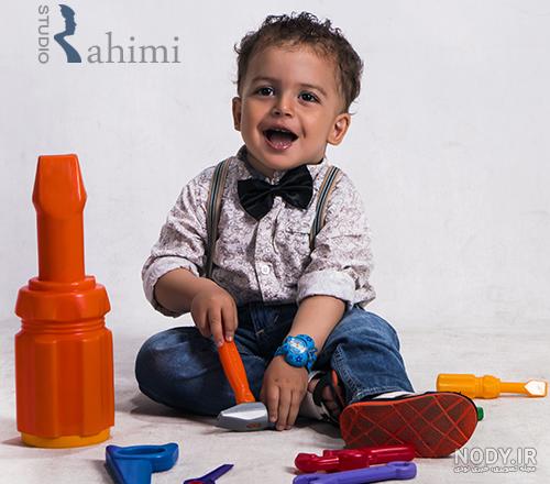 ژست عکس پسر بچه اسپرت - عکس نودی