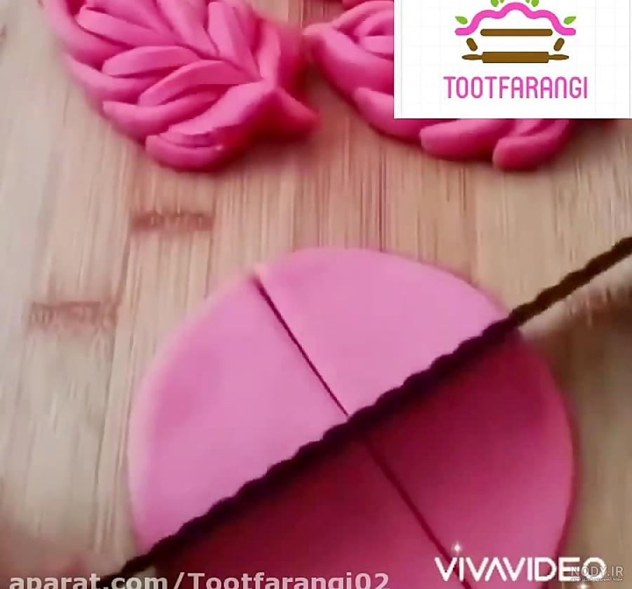 آموزش کیک تولد با کیک اسفنجی آموزش کیک تولد با کیک اسفنجی